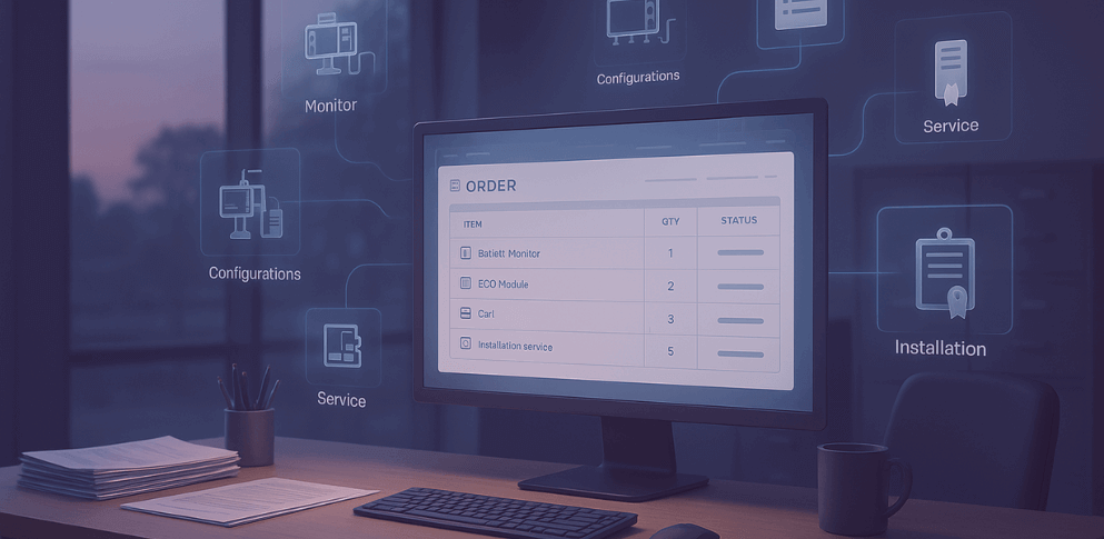 medical equipment order processing
